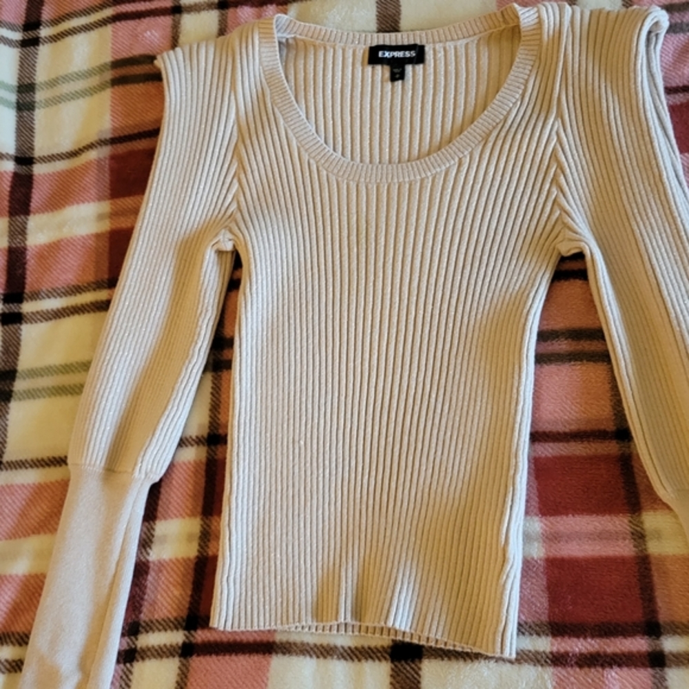 Beige Express Sweater - Picture 5 of 7
